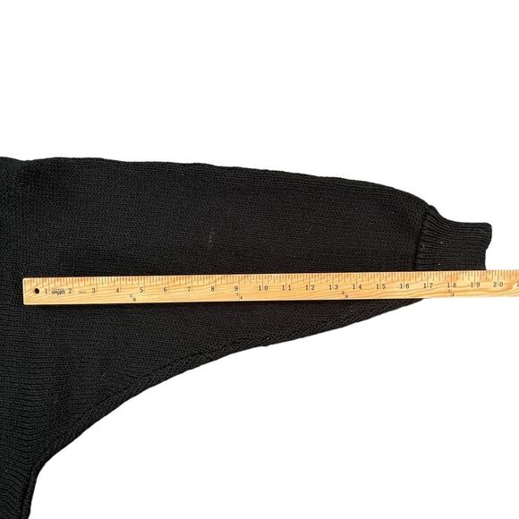 Vintage Jewelled Christmas Sweater Beads Rhinestones Shoulder Pads Women's L - Picture 12 of 12